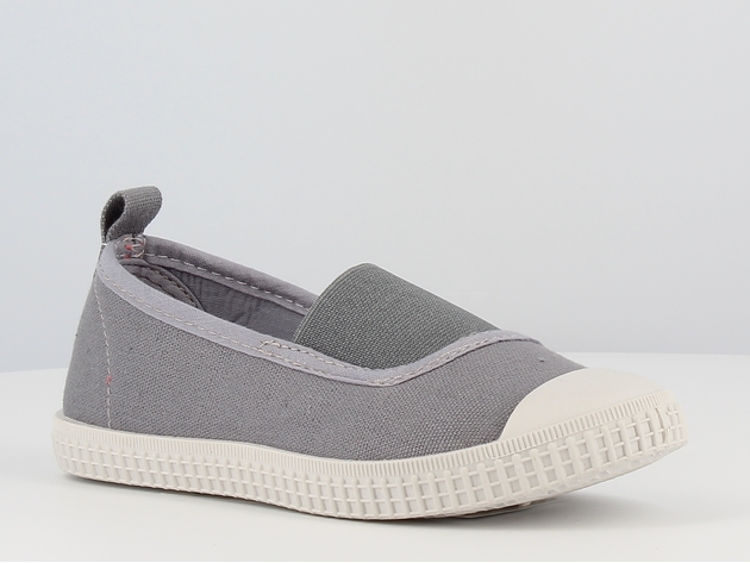 Picture of B271773 UNISEX GREY / WHITE/PINK SLIP ON- NON SLIP